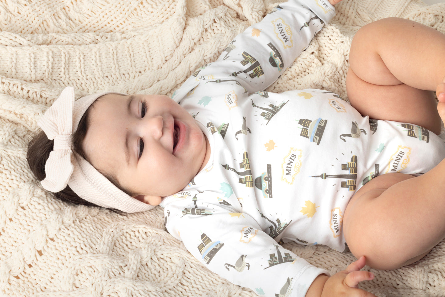 True Toronto Long-Sleeve Onesie