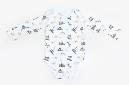 True Toronto Long-Sleeve Onesie