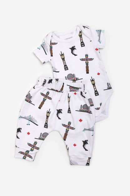 Vancouver Views Short-Sleeve Matching Set