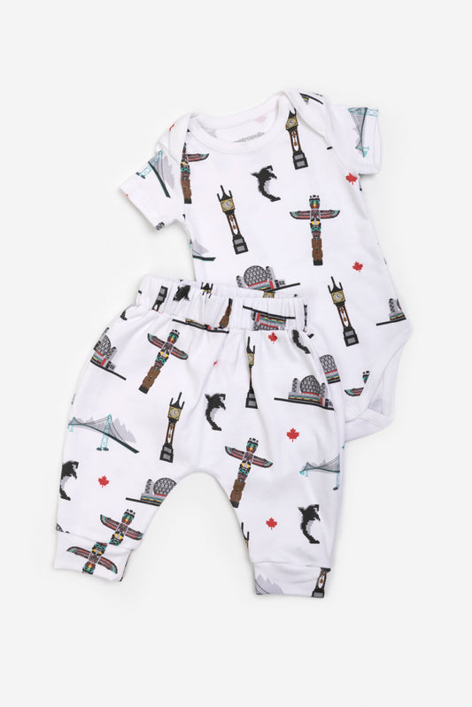 Vancouver Views Short-Sleeve Matching Set