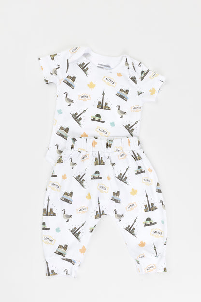 True Toronto Matching Short-Sleeve Set