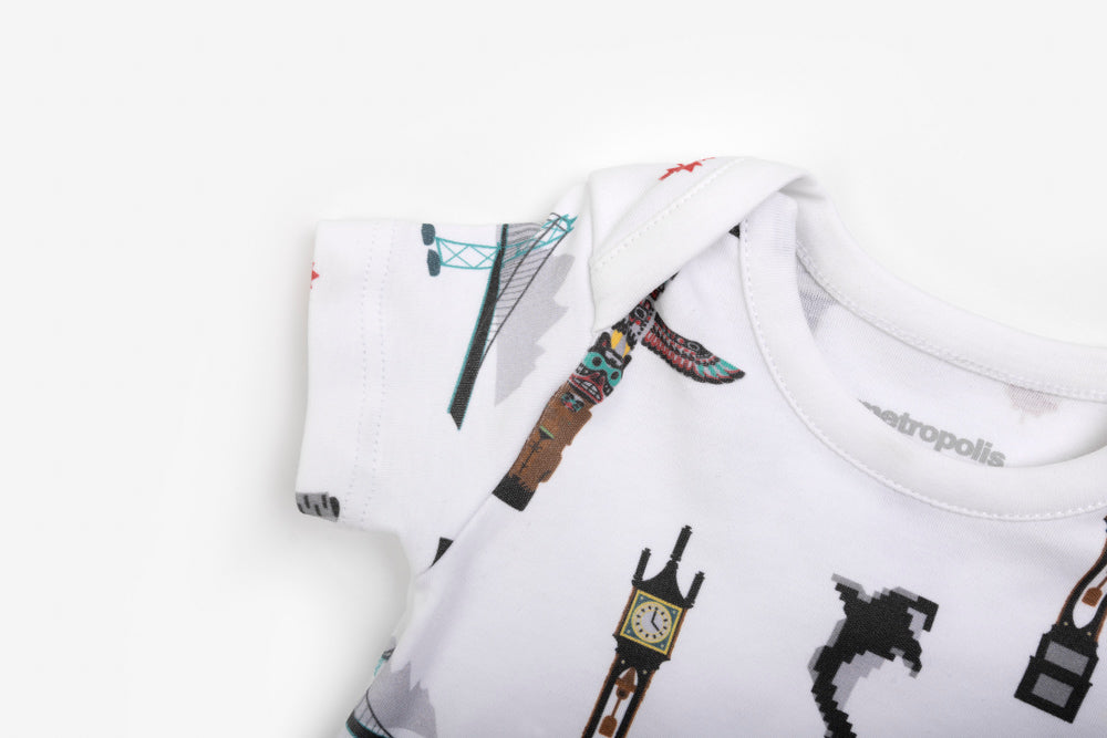 Vancouver Views Short-Sleeve Onesie