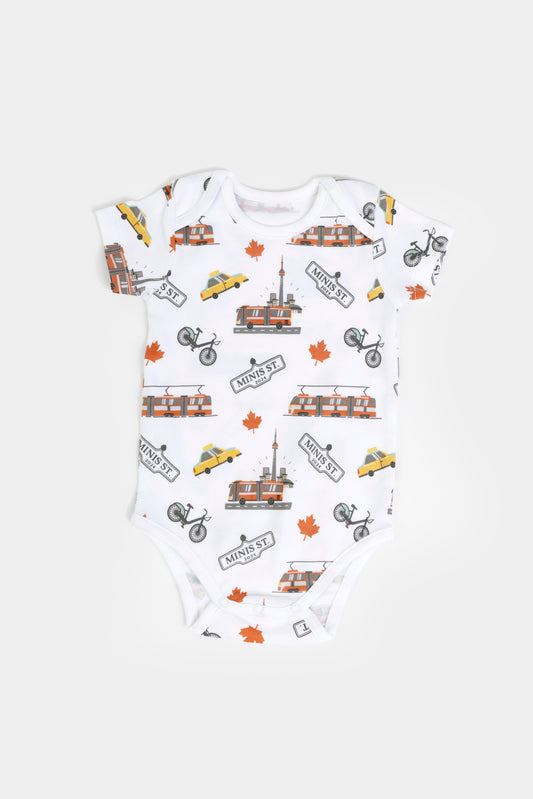 Toronto in Motion Short-Sleeve Onesie